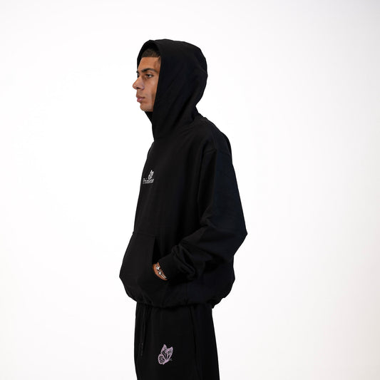Logo Hoodie Black Rose