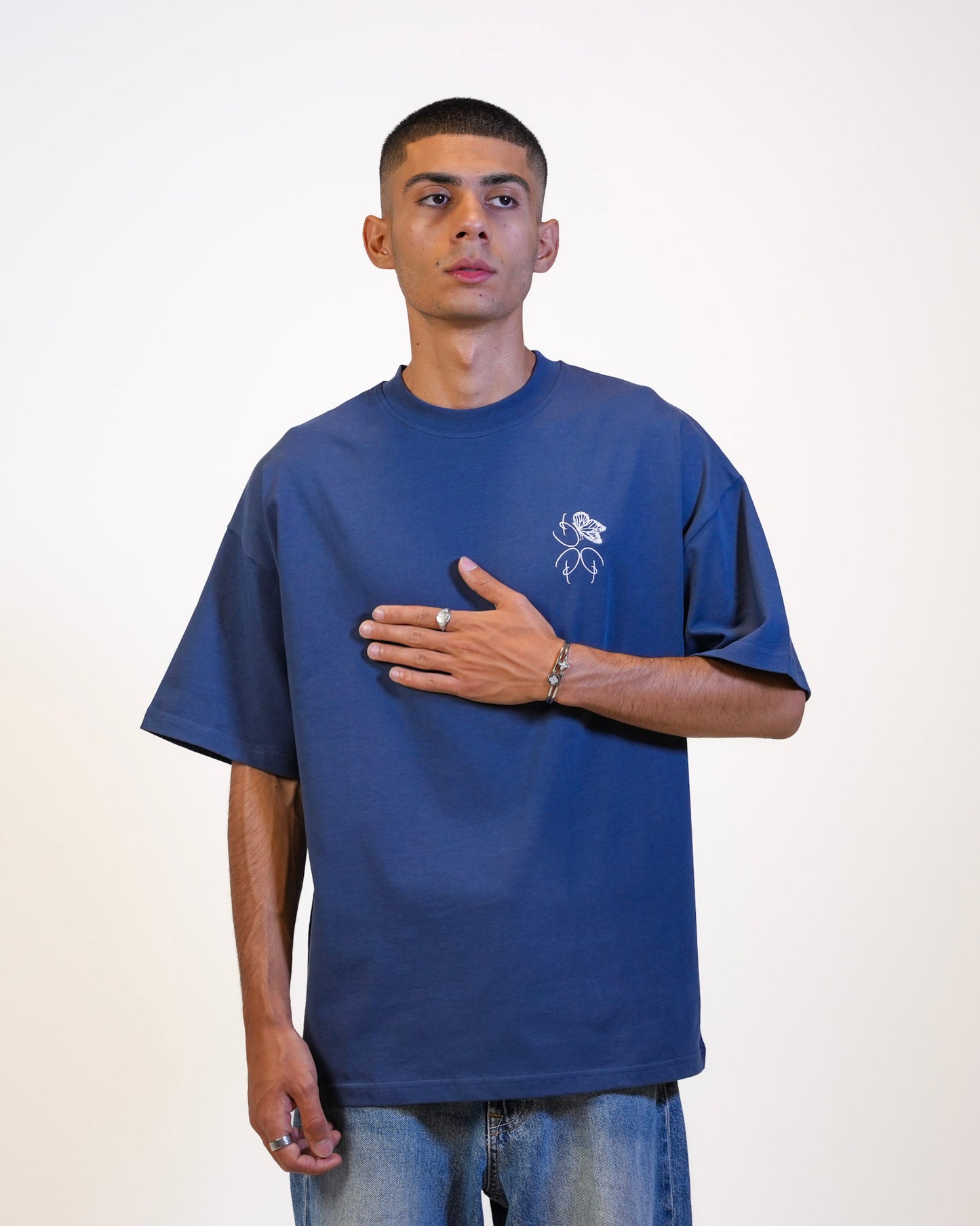 Creative Logo Tee Navy