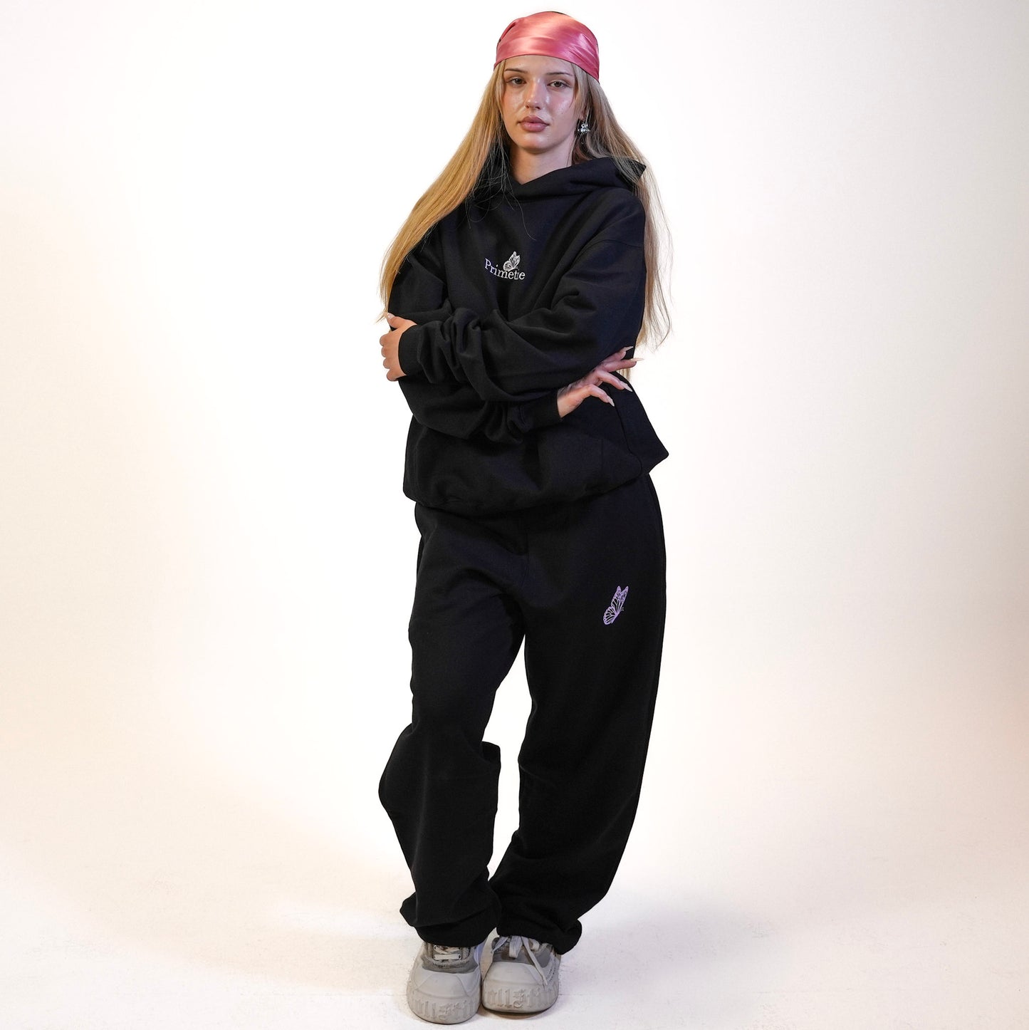 Logo Hoodie Black Rose