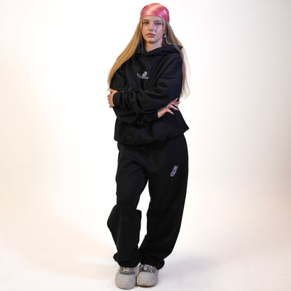 Logo Hoodie Black Rose