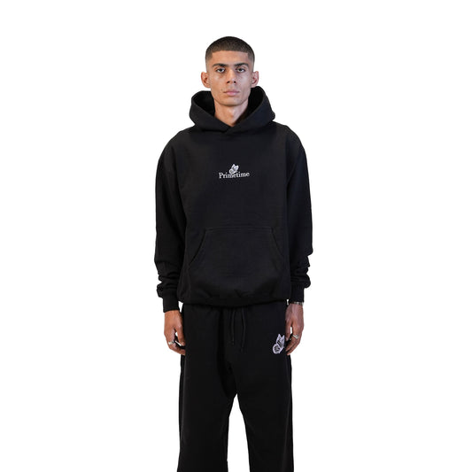 Logo Hoodie Black Rose