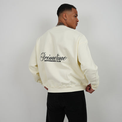Members club Crewneck Cream