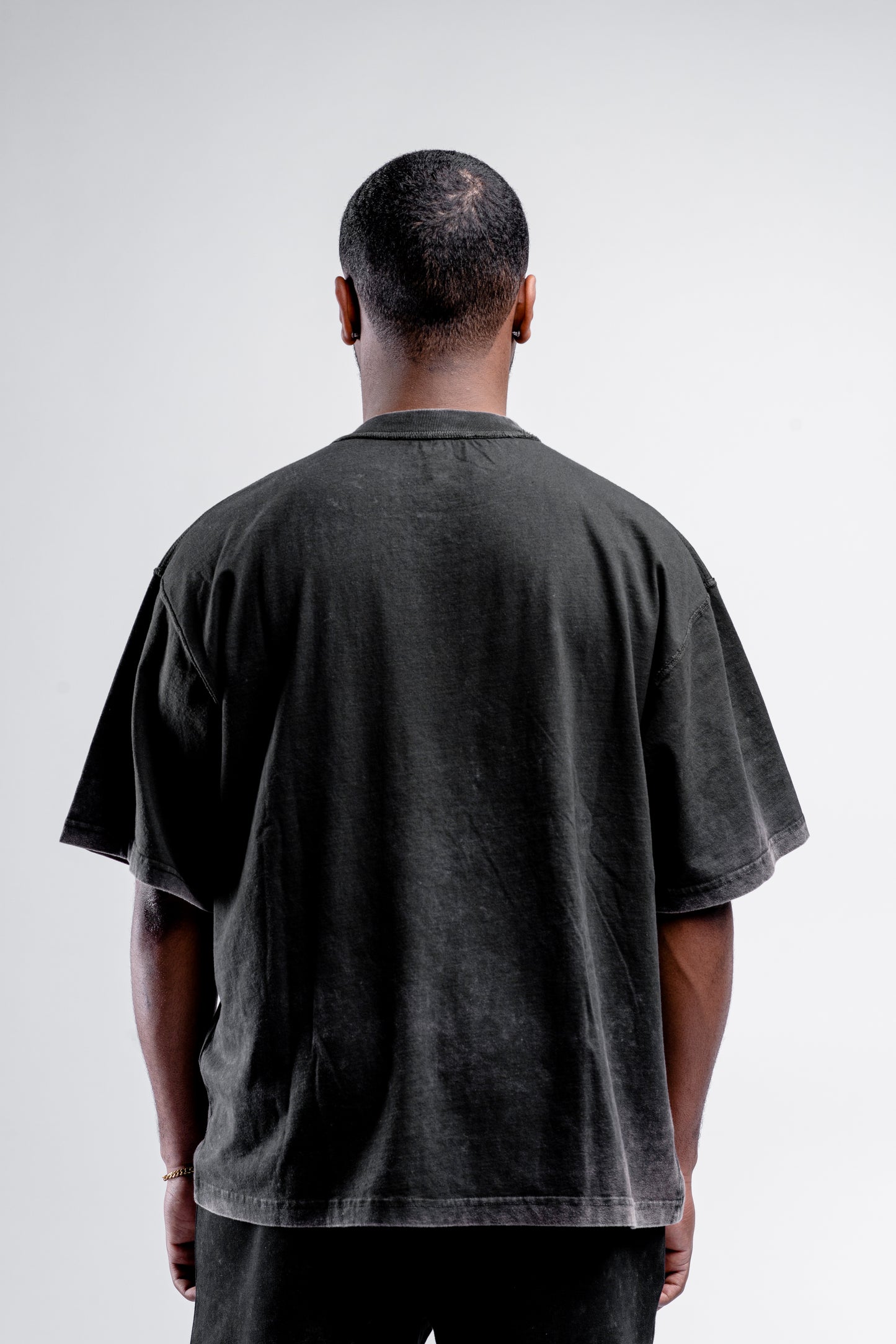 Heart Tee Black Washed